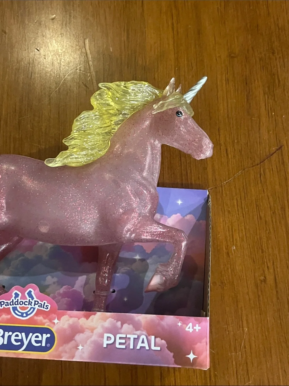Breyer Paddock Pal Toy Horse Petal glitter new